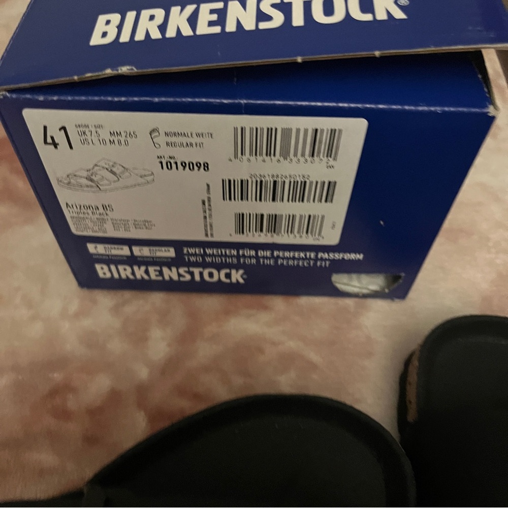 Birkenstock Black Arizona Two-Strap Sandals - Picture 3 of 8